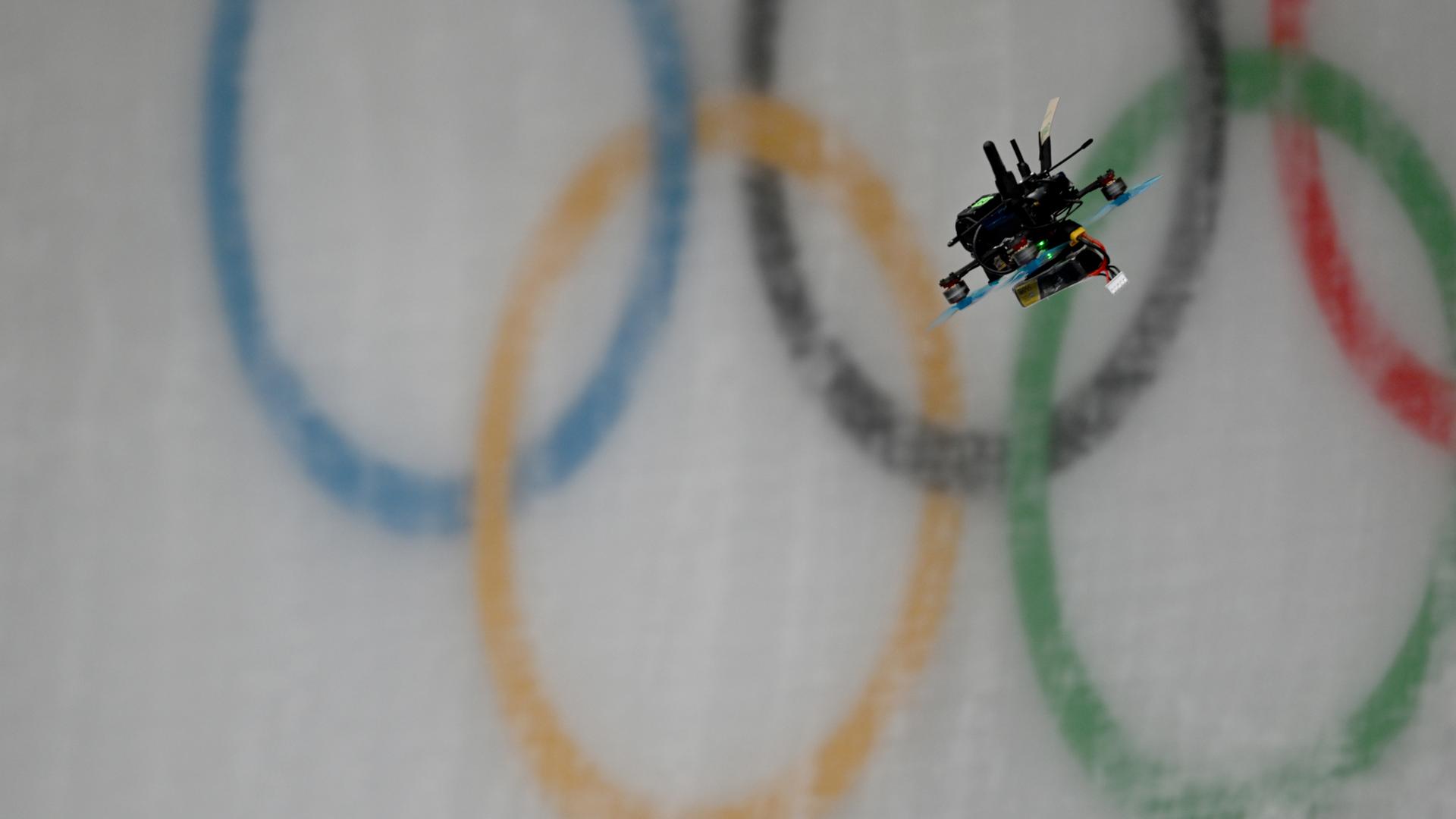 Das Summen bei den Olympischen Spielen: Drohnenkameras bringen neue Perspektiven