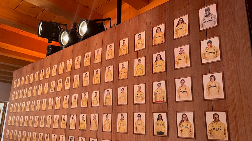 Ehrenplatz für Laura Dahlmeier im Deutschen Olympiateam