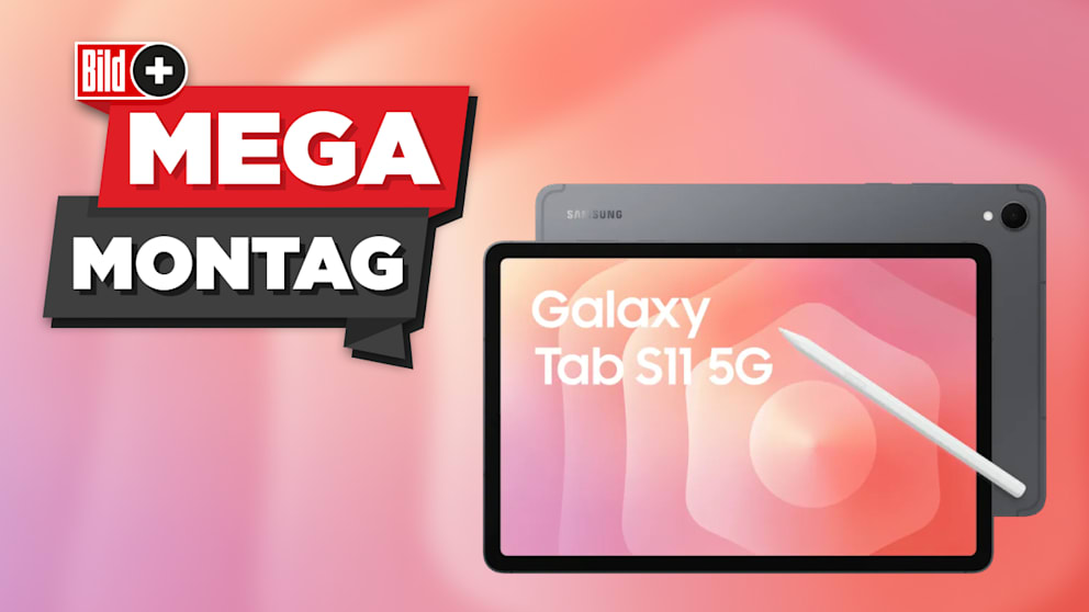 MEGA MONTAG bei BILDplus: Gewinnen Sie ein Samsung Galaxy Tab S11