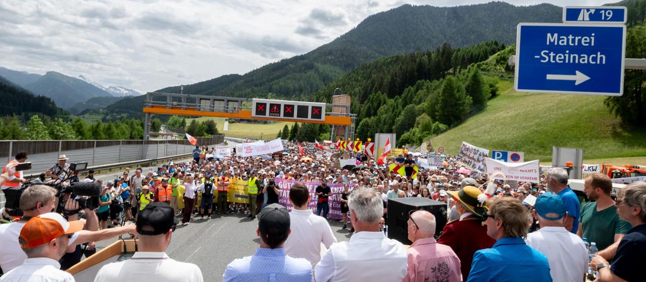 Protest am Brenner: Die Bevölkerung sieht sich im Stich gelassen