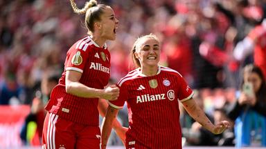 Das DFB-Pokalfinale der Frauen: Bayern triumphieren gegen Wolfsburg