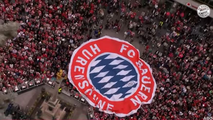 Ungewöhnliche Aktion bei Bayerns Meisterfeier