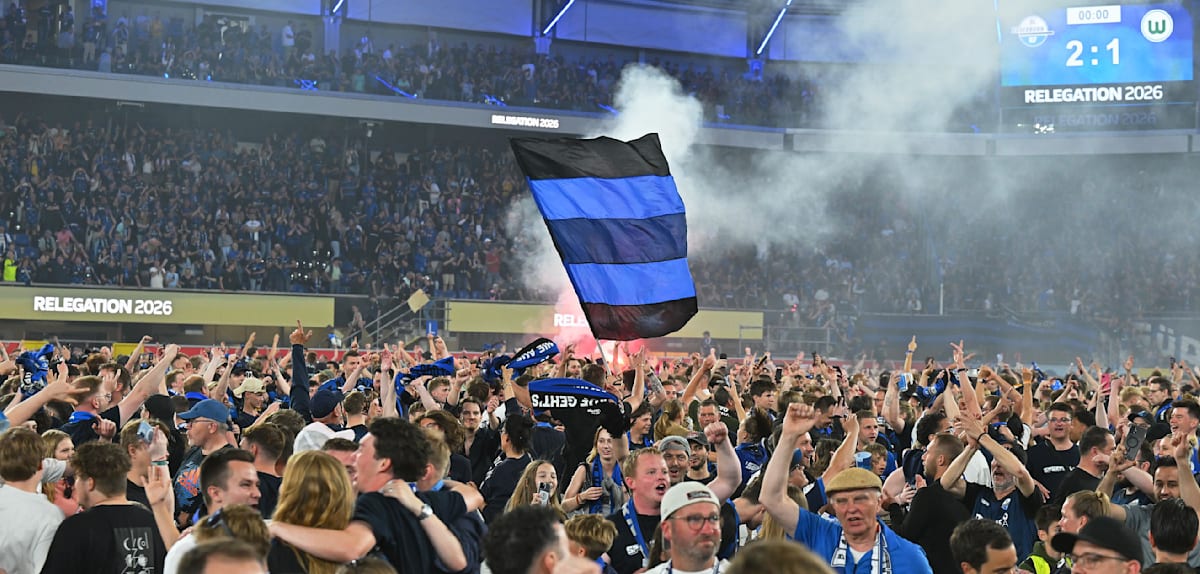 Der SC Paderborn feiert Bundesliga-Aufstieg