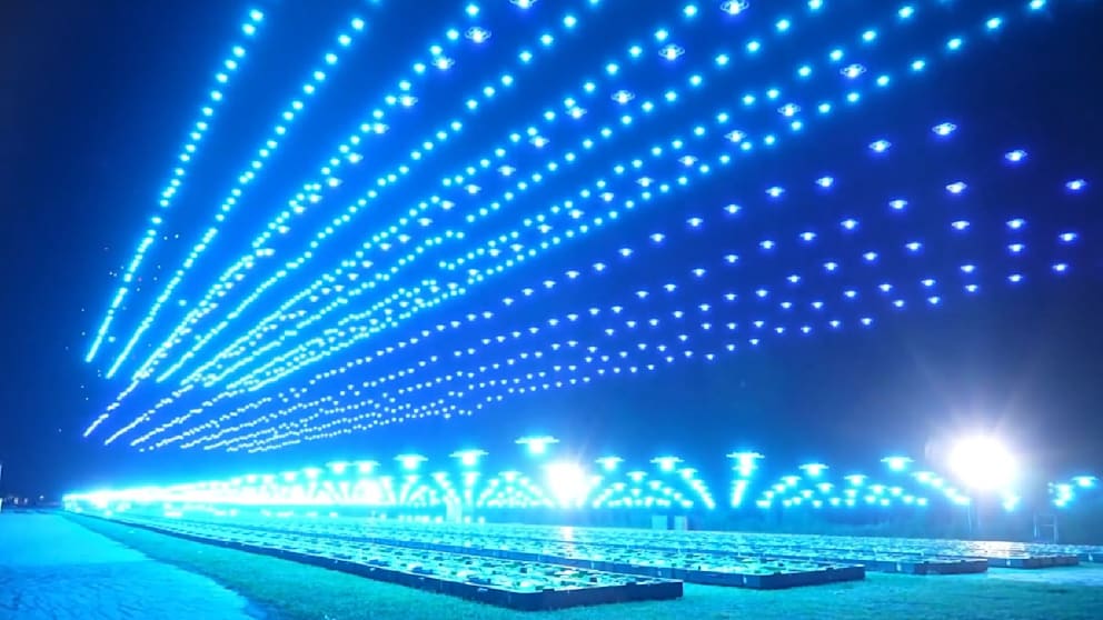 Zwei Weltrekorde in China: Größte Drohnen-Show der Welt