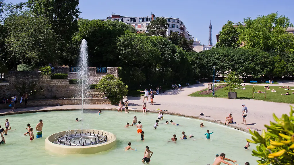 Rekordtemperaturen und Hitzewelle in Westeuropa