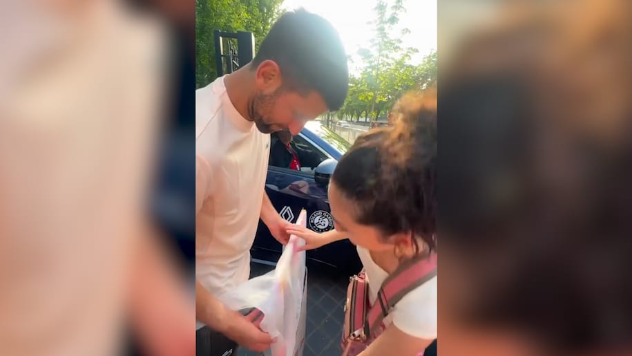 Emotionales Treffen zwischen Novak Djokovic und einem Fan