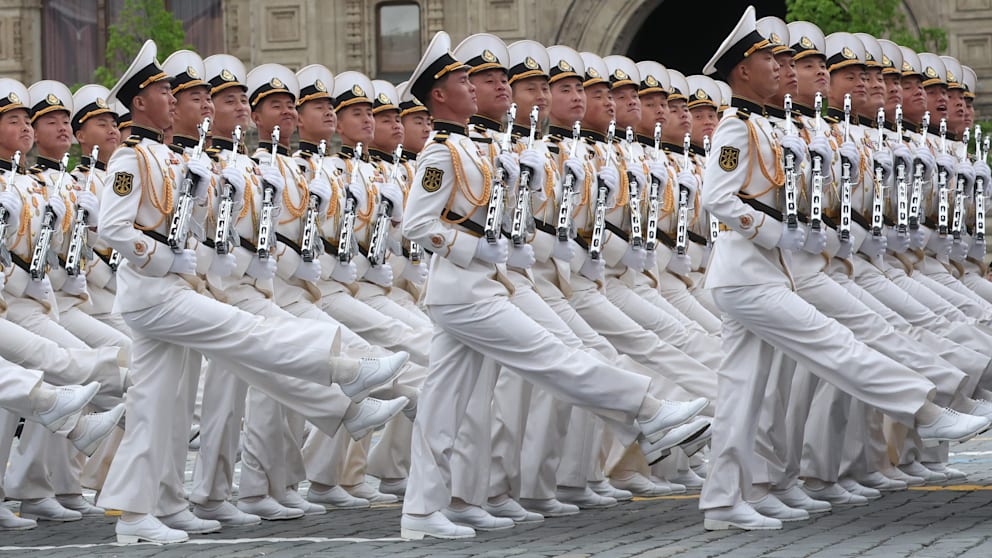 Russlands Militärparade inmitten des Ukraine-Kriegs
