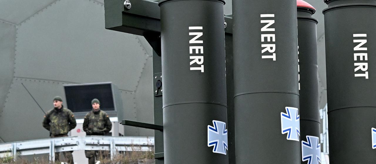 Raketenabwehrsystem ‘Arrow’ der Bundeswehr in Kaufbeuren stationiert