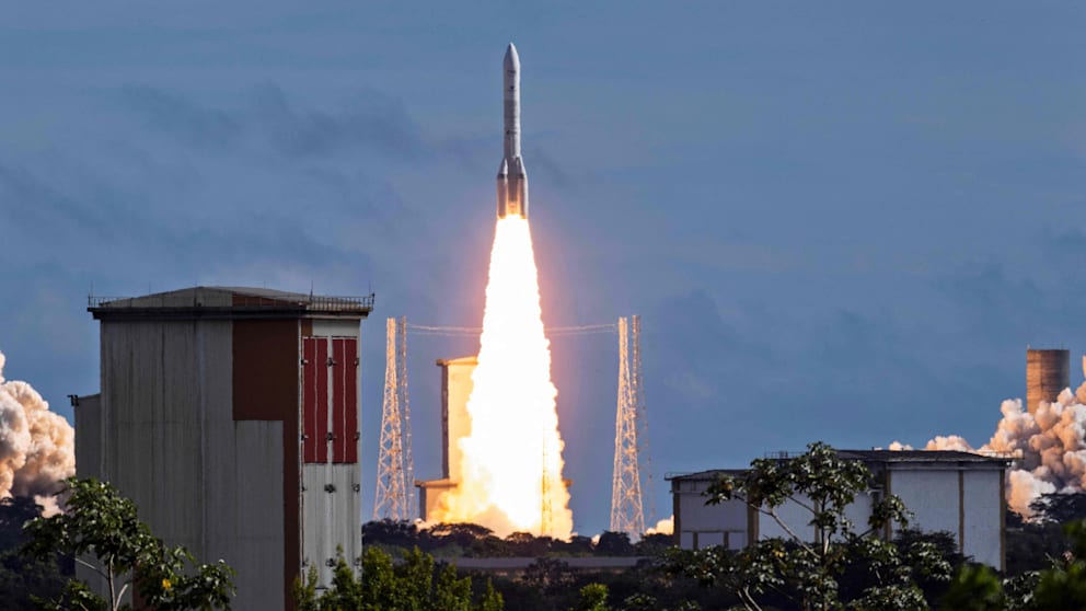 Einblicke in den Raketenstart der Ariane 6
