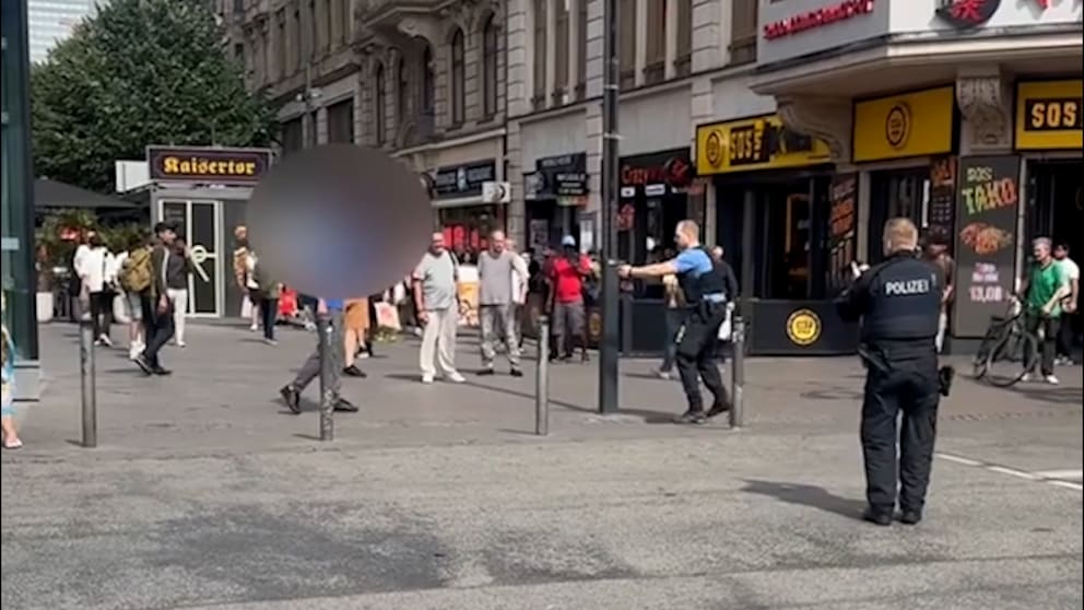 Drogen-Kontrolle in Frankfurt außer Kontrolle: Messer-Angreifer gestoppt