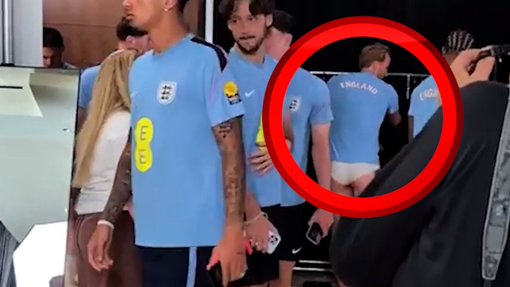 Peinliche Panne: Harry Kane im Schlüpfer – Video schnell entfernt