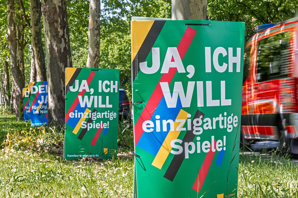 Kampagne für Olympia in Hamburg: 54,9 Prozent sagten Nein