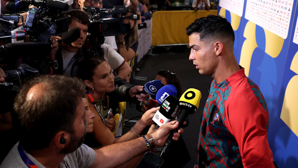 Cristiano Ronaldo und die Frage zum Duell mit Messi