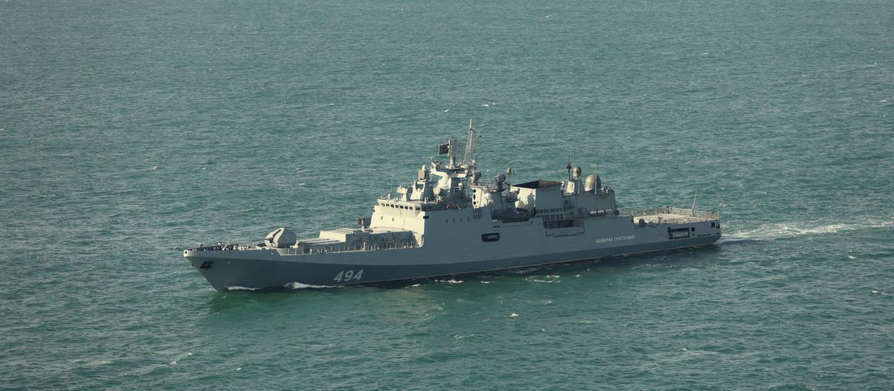 Russisches Schiff gibt Warnschüsse im Ärmelkanal ab