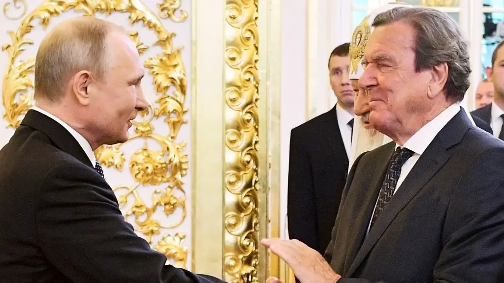 Putin empfängt Schröder im Kreml: Ein ‘gutes’ Gespräch