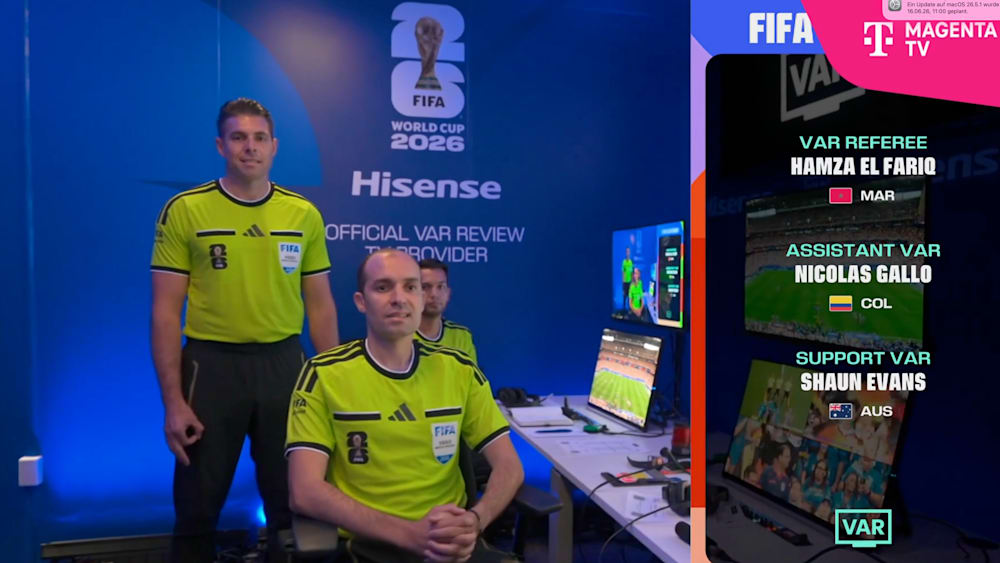 Schiedsrichter bei der WM wegen Handgeste unter Druck