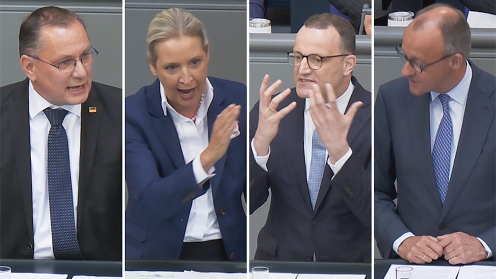 Heftige Debatte im Bundestag: Fokus auf Putin und AfD