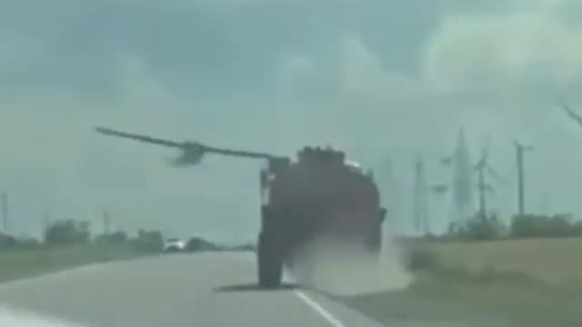 Drohnenangriffe auf russische Lkw in der Ukraine