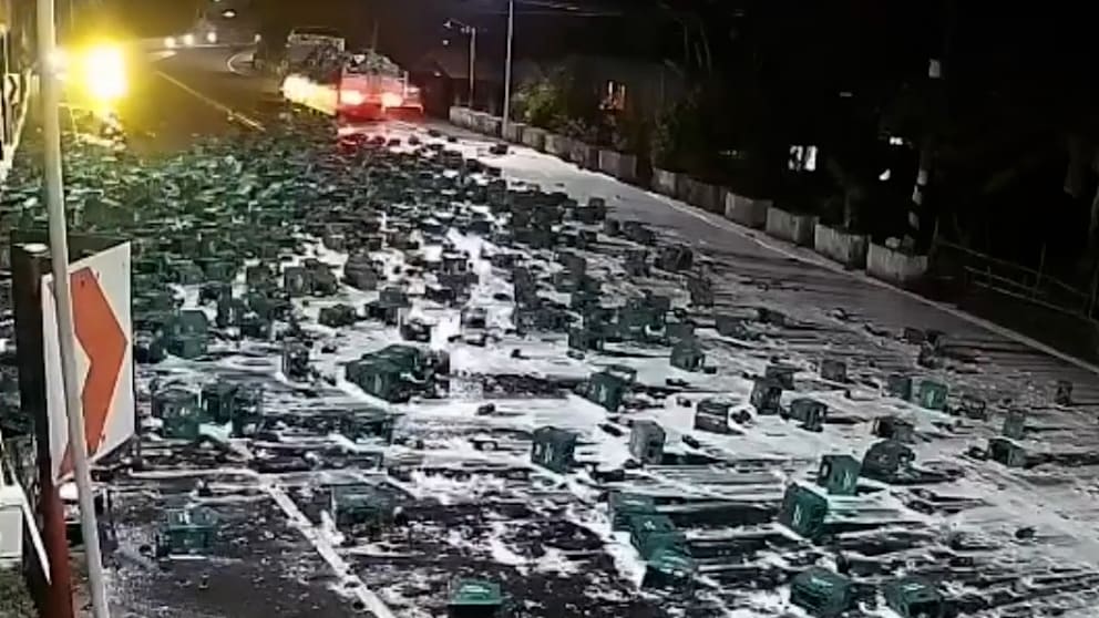 Bier-Unfall auf den Philippinen: Tausende Liter verloren