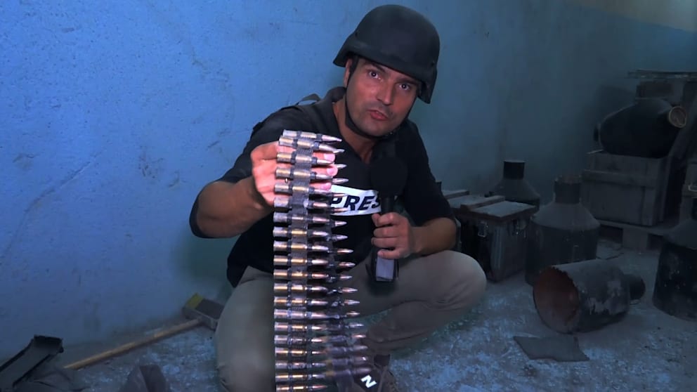Untersuchung des Hisbollah-Tunnels durch Global Reporter im Libanon