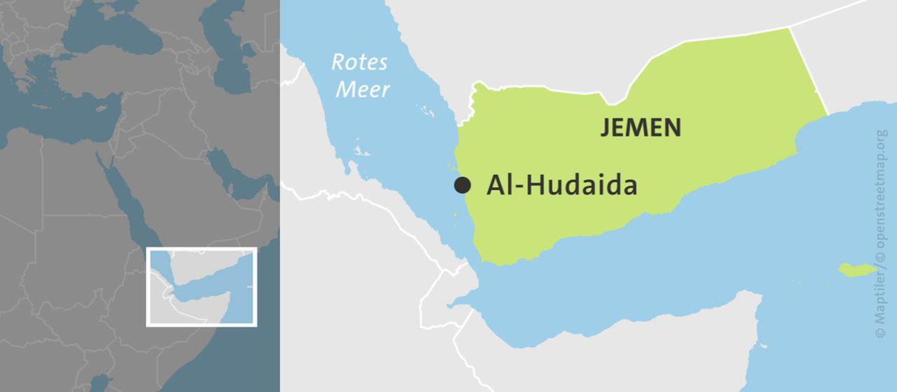 Saudi-Arabisch geführtes Bündnis greift Huthi-Ziele in Hodaida an