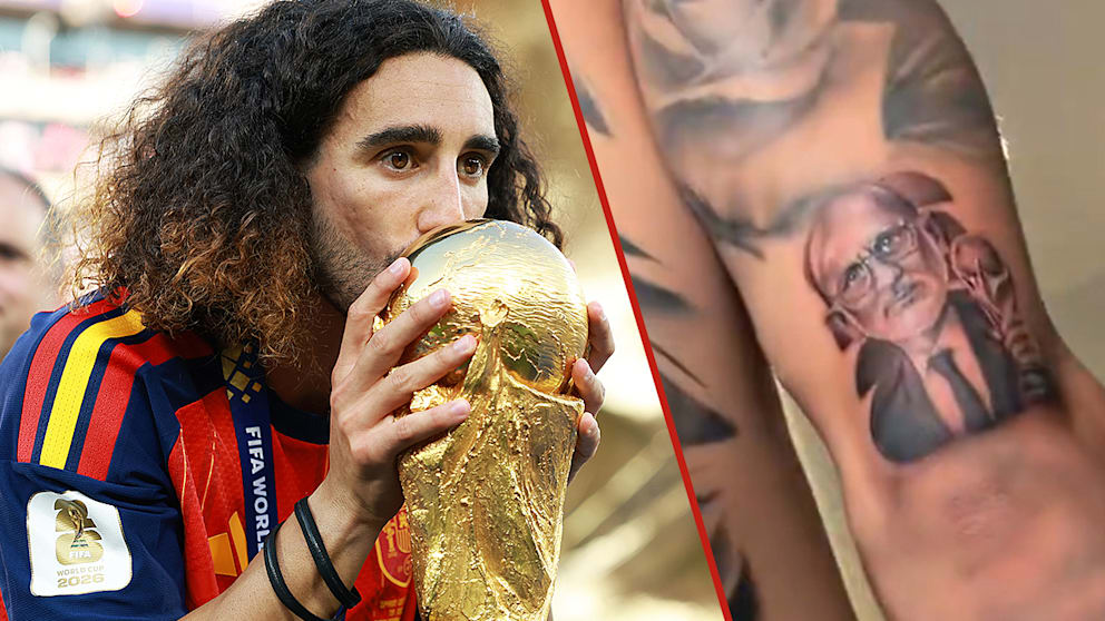 Spanischer Weltmeister erfüllt Versprechen und lässt sich Trainer tätowieren