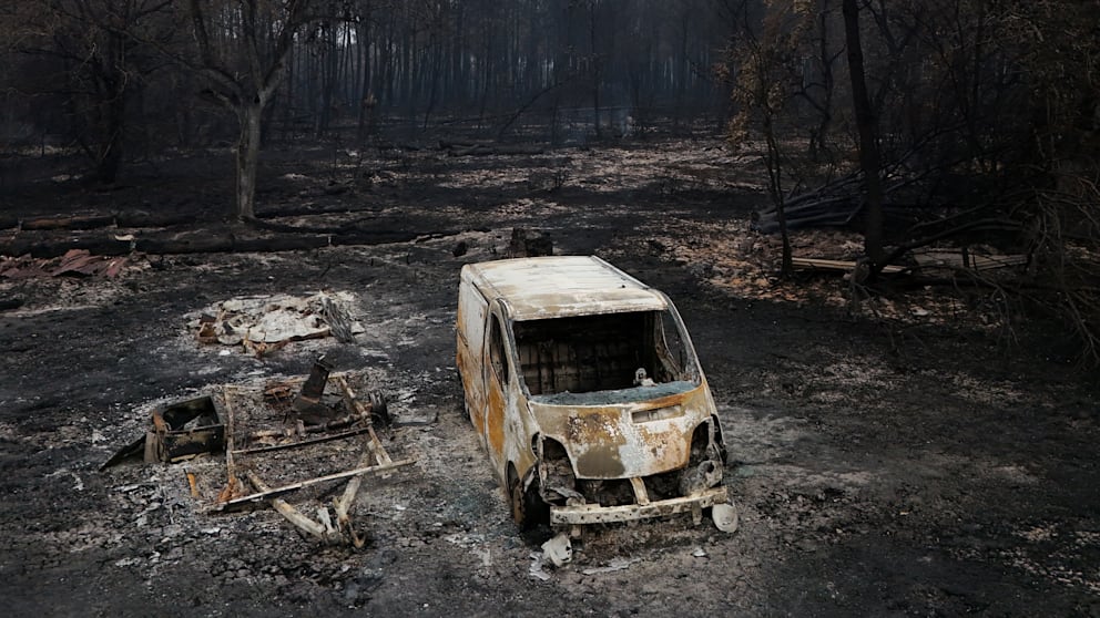 Waldbrände in Frankreich: Das Ausmaß der Verwüstung