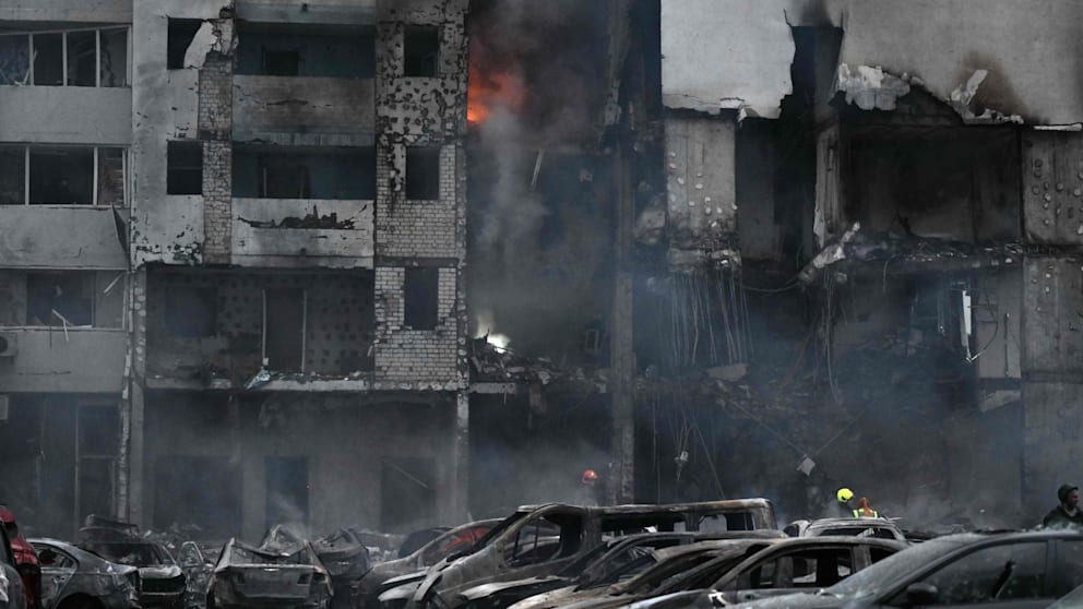 Russische Luftangriffe und Nato-Gipfel-Anspannung