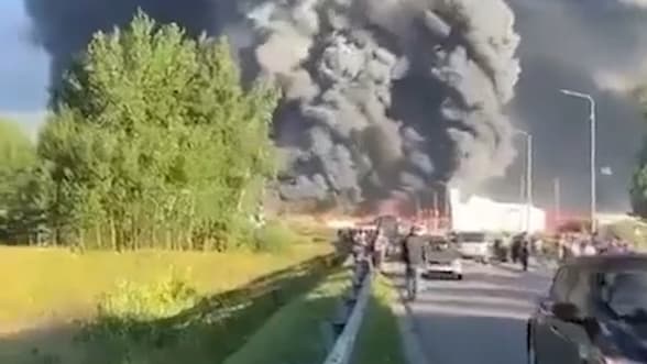Drohnenangriffe der Ukraine treffen russische Logistikzentren