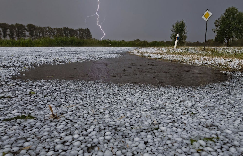 Extreme Wetterbedingungen in Deutschland
