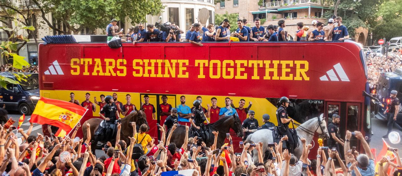 Spanien feiert seine Fußball-Weltmeister
