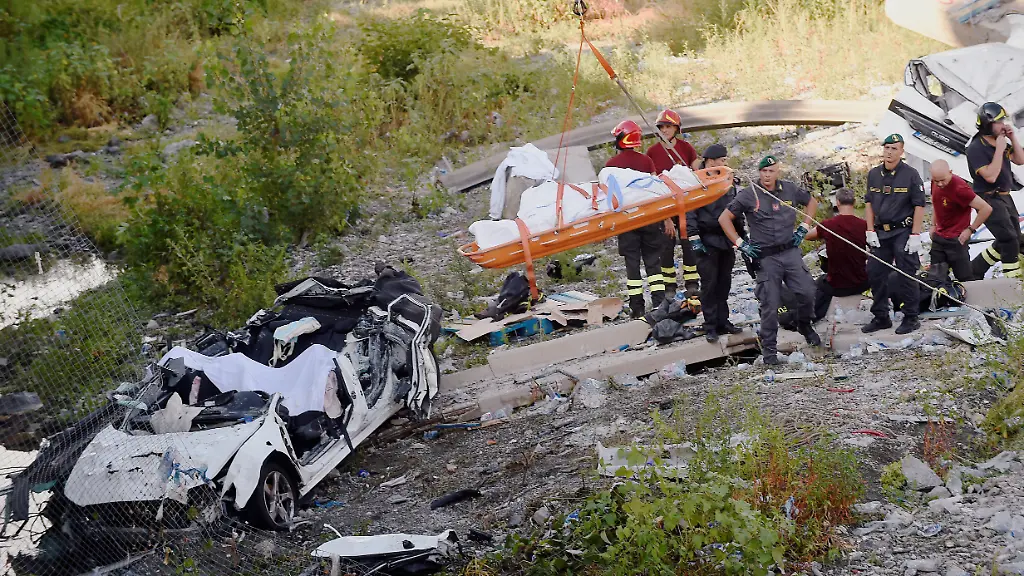 Richter verkünden Urteile zu Brückeneinsturz in Genua