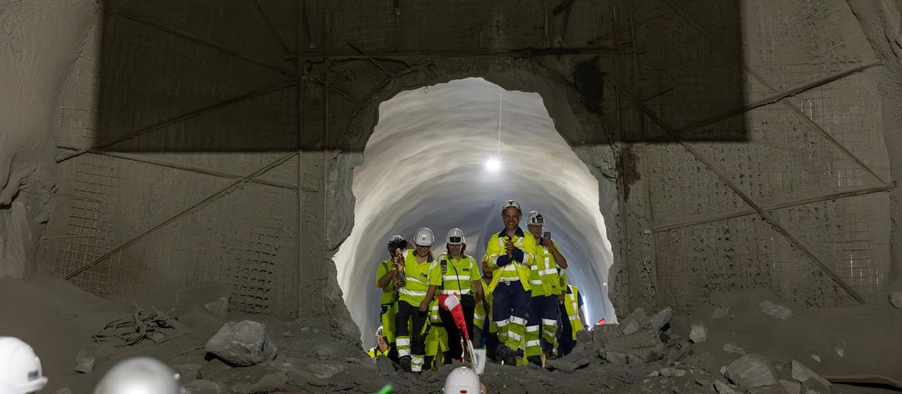 Durchbruch am Brennerbasistunnel
