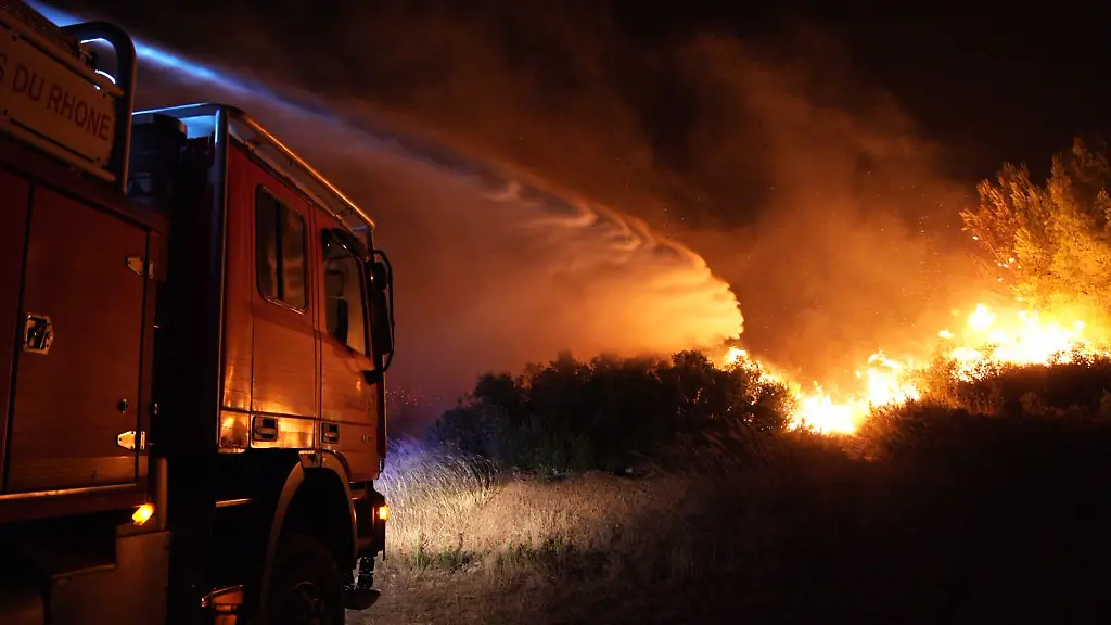 Waldbrände und Hitzewelle in Südfrankreich