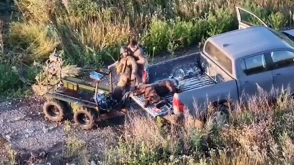 Mutiger Offizier rettet ukrainische Soldaten