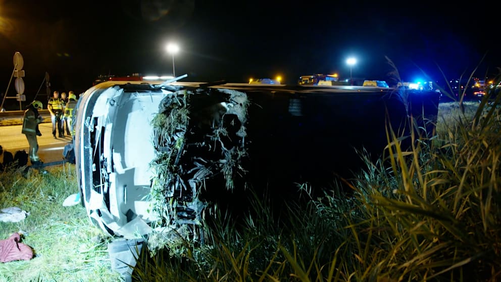 Mehrere Verletzte bei Unfall auf A28 in den Niederlanden