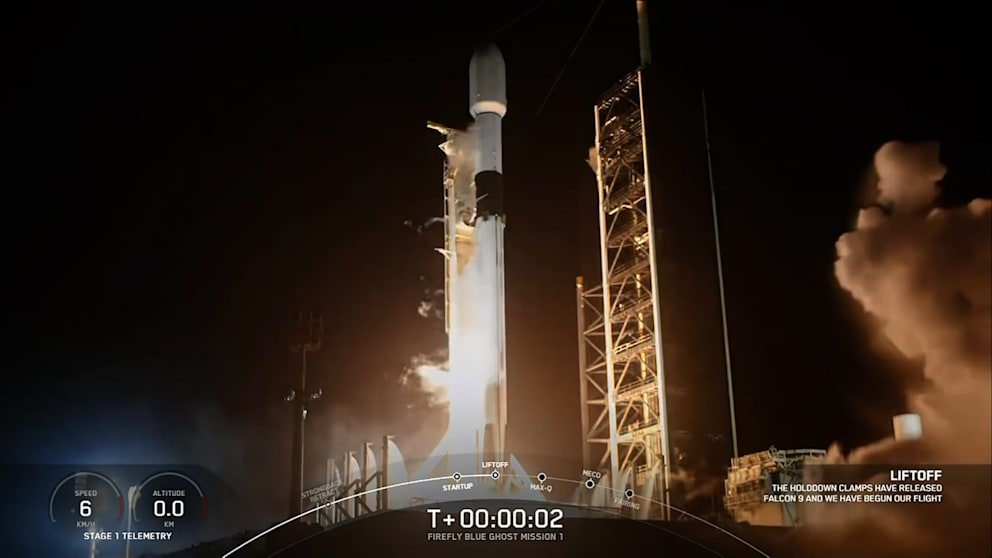 SpaceX-Rakete kollidiert mit dem Mond
