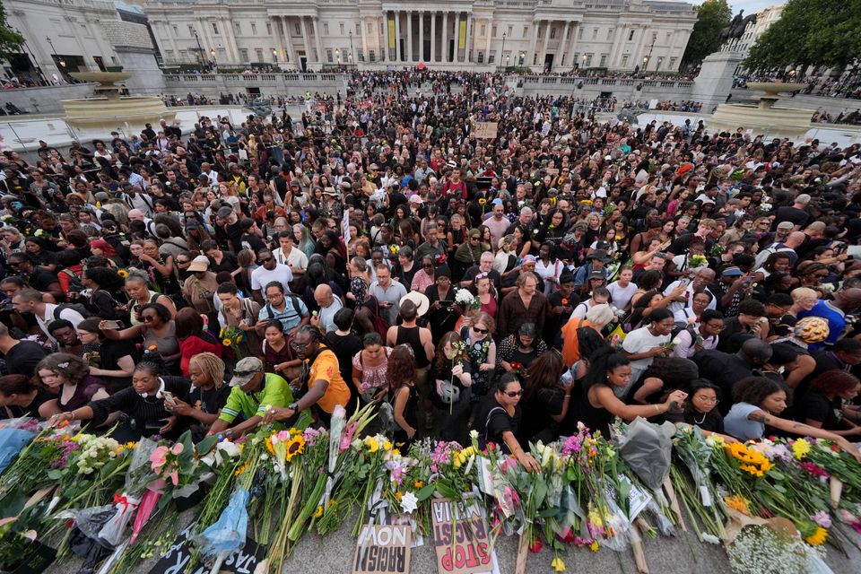 Gedenkfeier für Jason Arday auf dem Trafalgar Square