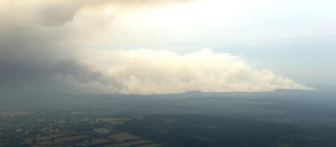 Fortschritte bei der Brandbekämpfung im Hürtgenwald