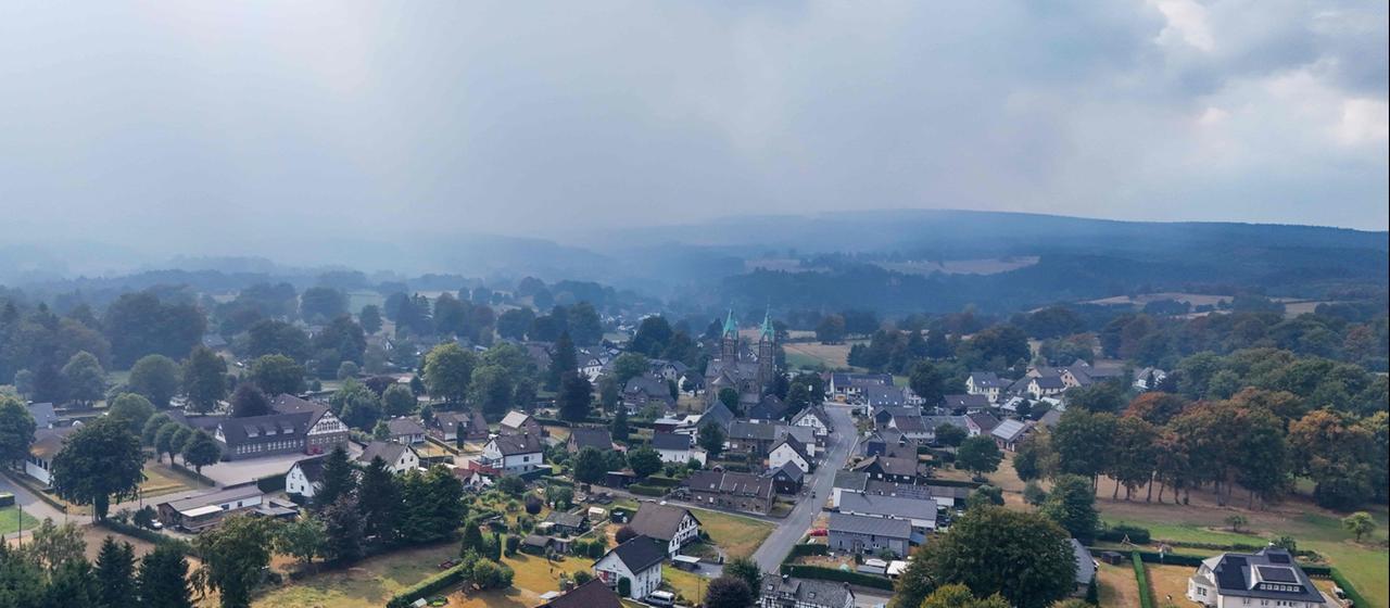 Waldbrände in Belgien und Deutschland