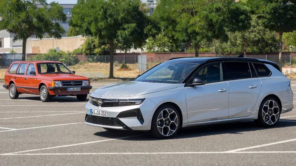 Opel Kadett D trifft auf Opel Astra Diesel: Ein Vergleich