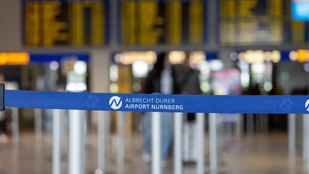 Handgemenge im Check-in-Bereich am Nürnberger Flughafen