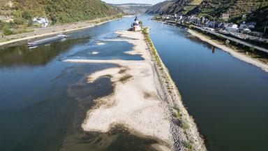 Trockenheit bedroht Transport auf dem Rhein