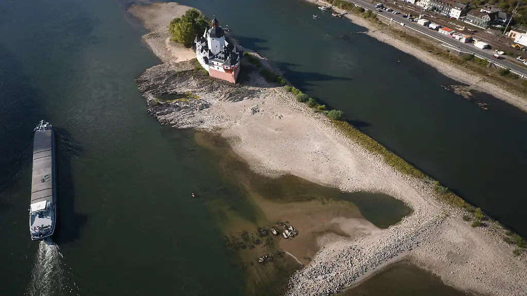 Rhein-Niedrigwasser beeinflusst Produktion