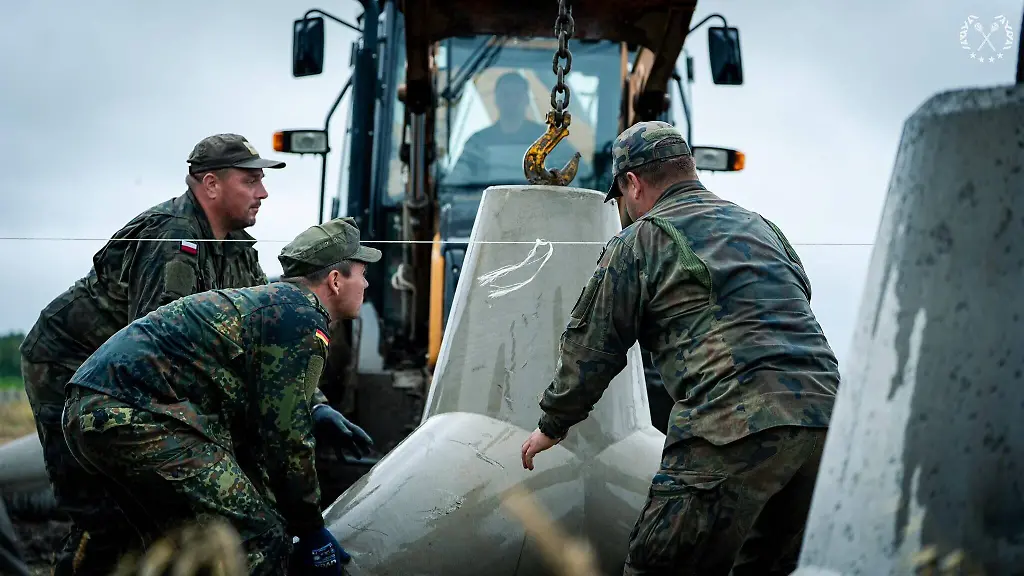 Bundeswehr und Polen sichern gemeinsam Ostgrenze