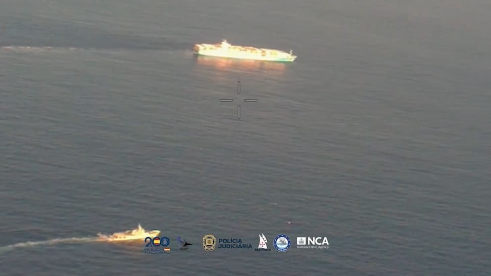 Spektakulärer Zugriff auf Kokain-Schiff