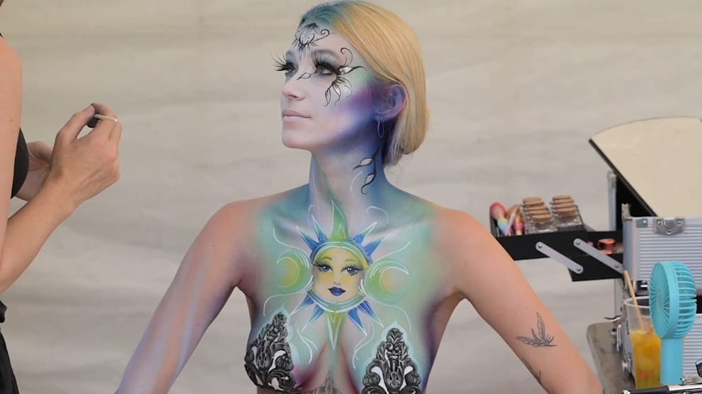 Bodypainting-Festival in Heringsdorf