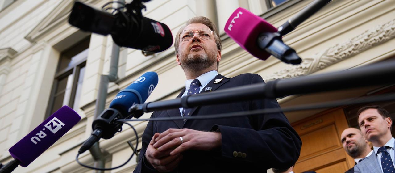 Die russische Oppositionspartei Jabloko kämpft für den Frieden