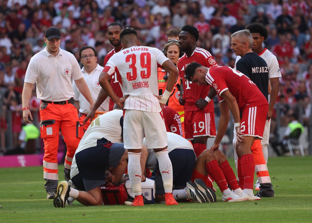 Erkrankung von Jamal Musiala beim Telekom Cup sorgt für Sorge