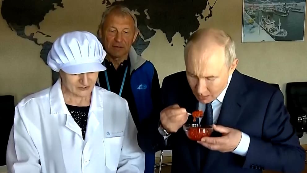 Putins Extravaganter Auftritt